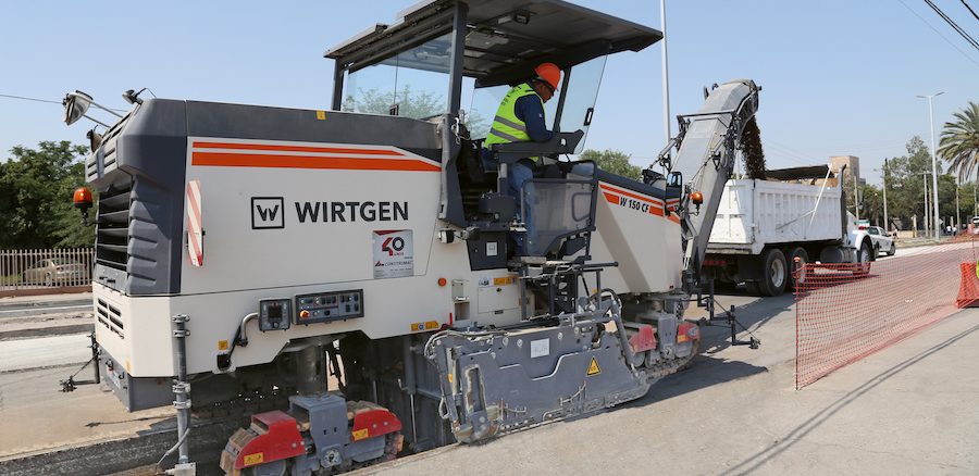 mobile concrete mixer remote project
