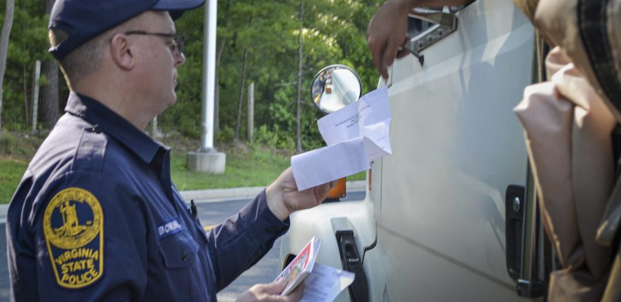 trucks-hauling-roadside-inspection safety in cement and concrete manufacturing