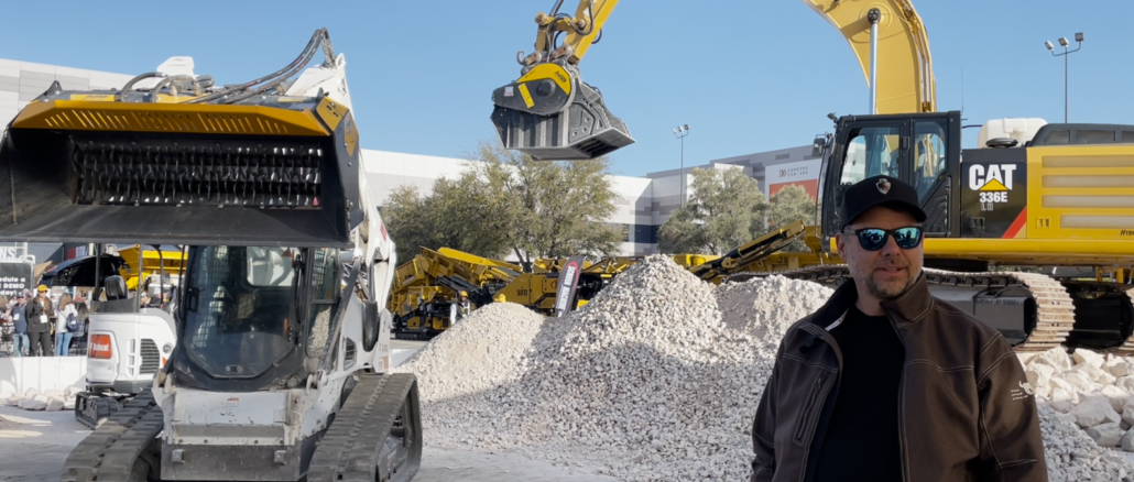 Multiple Mb Crusher Units Used On Arizona Bison Ranch