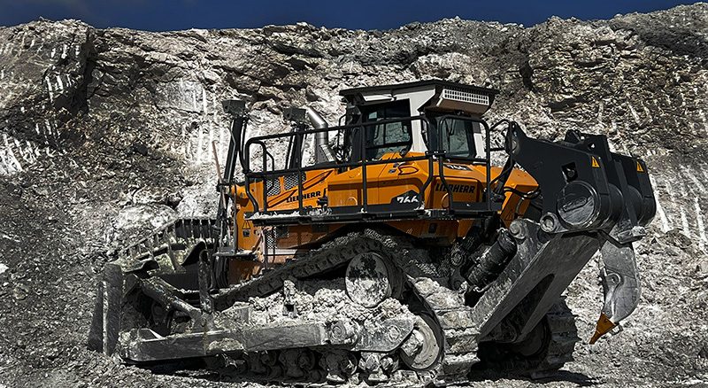 Focus on efficiency- the Liebherr PR 766 undertaking tough tasks.