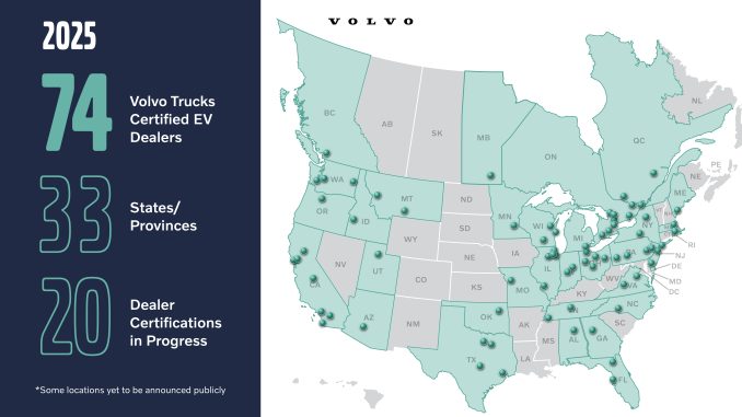 Volvo Certified Dealership Map v12