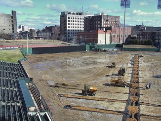 Jobsite cameras give construction teams real-time visibility into every corner of a project, helping managers track progress and resolve issues faster. Photo Credit: EarthCam, Inc.