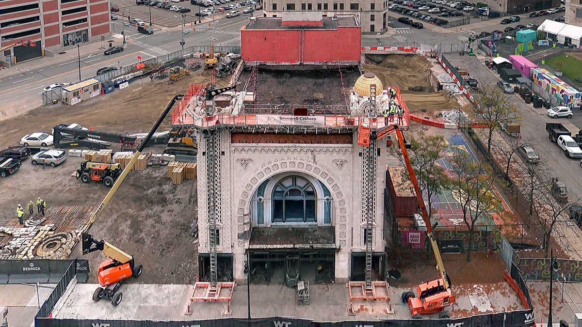 Time-lapse and monitoring technology improve both productivity and safety by documenting every phase of construction for accountability and compliance. Photo Credit: EarthCam, Inc.