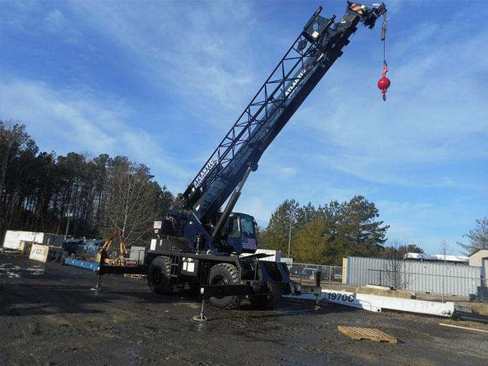 Strategic sourcing based on lifecycle data lowers maintenance costs over time. Predictive planning helps contractors avoid last minute rush orders and keep projects on schedule. Photo Credit: Atlantic Coast Cranes & Machinery, Inc.