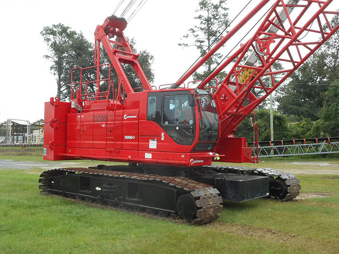 Matching hydraulic and mechanical components to manufacturer specifications protects the crane’s structural integrity. Incorrect fitment increases stress on critical systems and shortens equipment lifespan. Photo Credit: Atlantic Coast Cranes & Machinery, Inc.