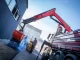 Modern loader cranes allow operators to lift, position, and unload materials even in narrow streets or dense urban environments. Their compact design reduces the need for additional heavy equipment, saving both space and setup time. Photo Credit: PALFINGER AG
