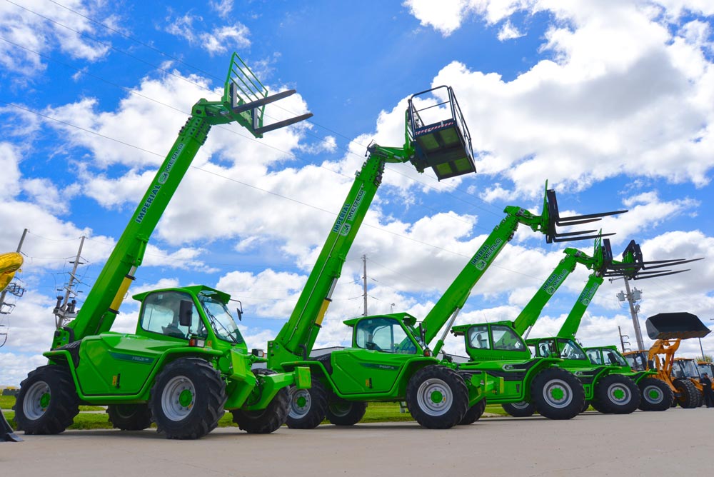 Choosing the correct telehandler depends on matching lift capacity, reach, and height with the specific demands of the job. Load charts are essential because rated capacity decreases as the boom extends. Photo Credit: Imperial Crane