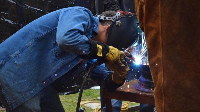 Heavy machinery experiences repeated impact, vibration, and structural loading that place significant stress on welded components. Repairs made with stable arc performance and accurate wire feeding last longer under these demanding conditions. Photo Credit: ESAB