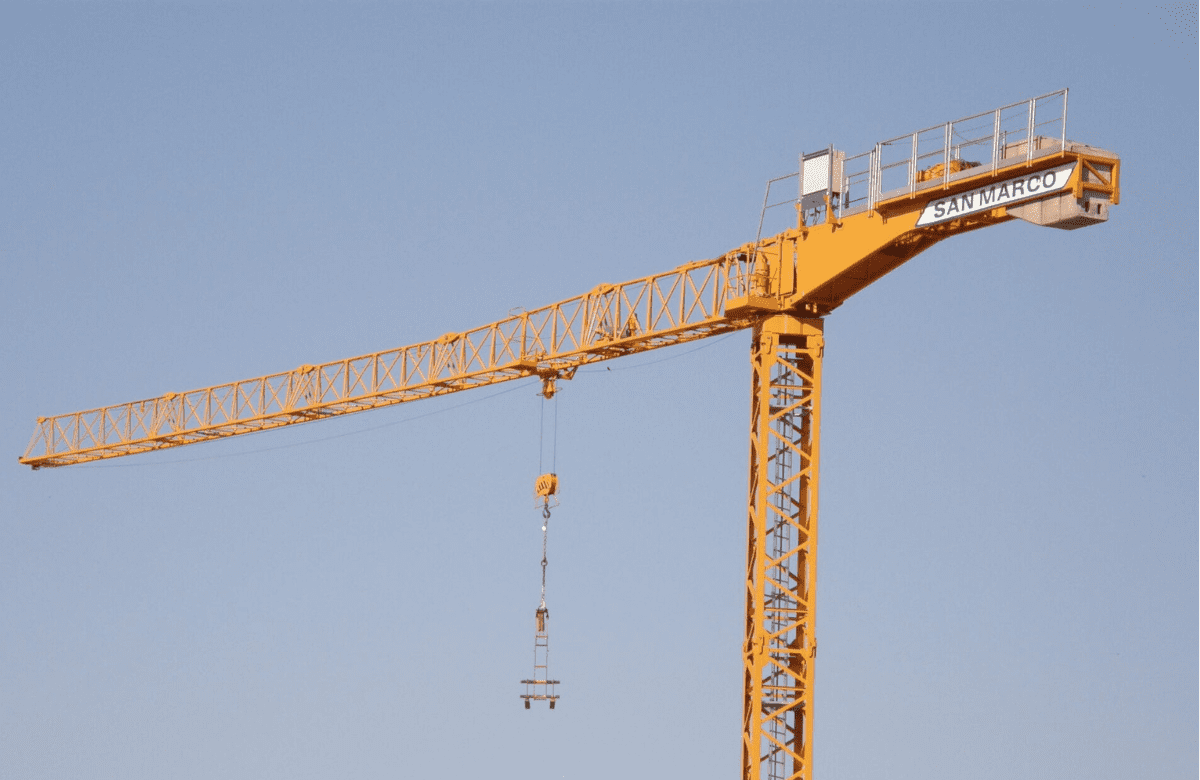 Tower cranes typically remain in a fixed position for the duration of a project, supporting consistent and repetitive lifting operations. Mobile cranes offer greater flexibility but often require more frequent setup and breakdown as work locations change. Photo Credit: Bigfoot Crane Company