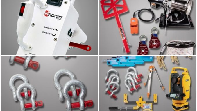 Rigging equipment used for material handling on construction sites must be inspected before each shift and removed from service if damage or defects are found. This requirement helps prevent equipment failure that could result in dropped loads or serious worker injuries. Photo Credit: GME Supply