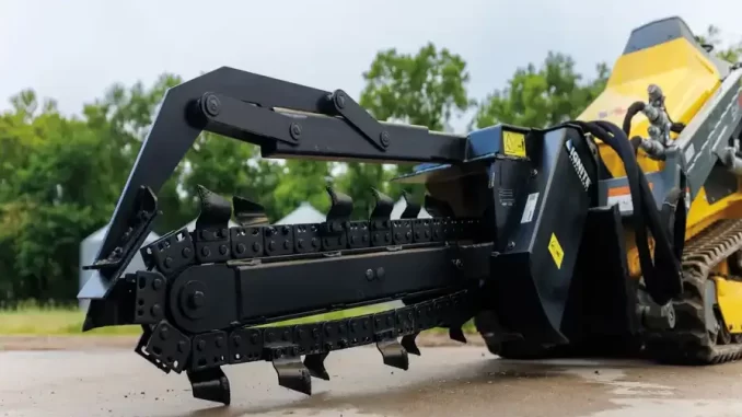 Over excavation increases backfill volume and surface repair requirements, which are major contributors to total project cost. Maintaining precise trench dimensions helps limit these expenses. Photo Credit: Ignite Attachments