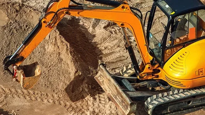 Rubber tracks spread the machine’s weight over a larger surface area, which lowers ground pressure and prevents sinking in soft soil. This helps machines keep moving smoothly in mud, sand, or loose terrain. Photo Credit: Trelleborg Tires