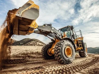 Tire choice directly affects cost per hour by influencing fuel consumption, wear rate, and machine uptime over hundreds of operating hours. A higher-quality tire matched to jobsite conditions can reduce downtime and replacements, lowering total operating costs despite a higher upfront price. Photo Credit: Trelleborg Tires