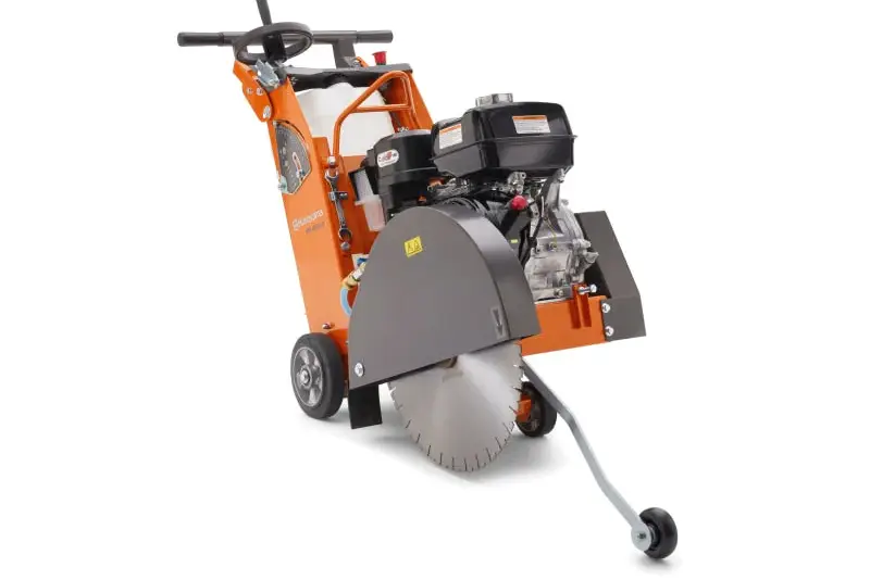 Walk-behind concrete saws are widely used for cutting expansion joints, trenching, and removing damaged pavement sections. Their stable design allows for more consistent cutting depth compared to handheld saws. Photo Credit: Concrete Tools Direct