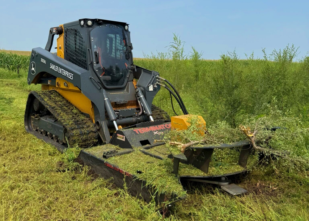 Routine maintenance, such as cleaning hydraulic couplers, checking hoses, and replacing worn teeth or blades, can extend attachment life and prevent expensive failures. Matching an attachment to the machine’s hydraulic flow, weight capacity, and job conditions helps avoid poor performance and damage to both the tool and carrier. Photo Credit: Rut Manufacturing