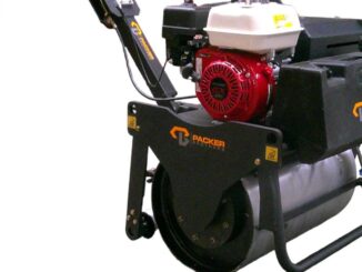 Packer Brothers walk-behind vibratory roller with Honda engine