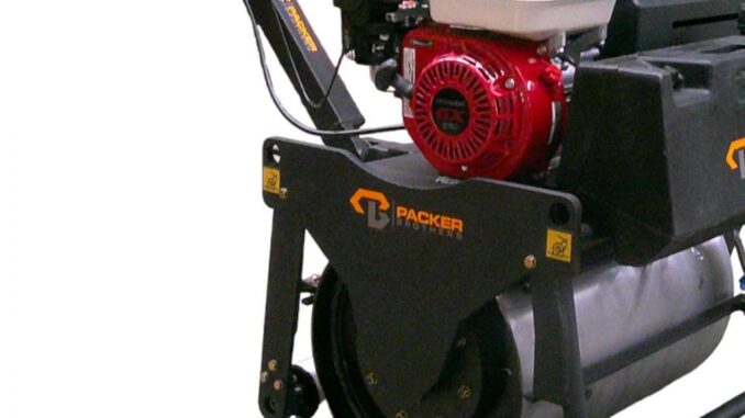 Packer Brothers walk-behind vibratory roller with Honda engine